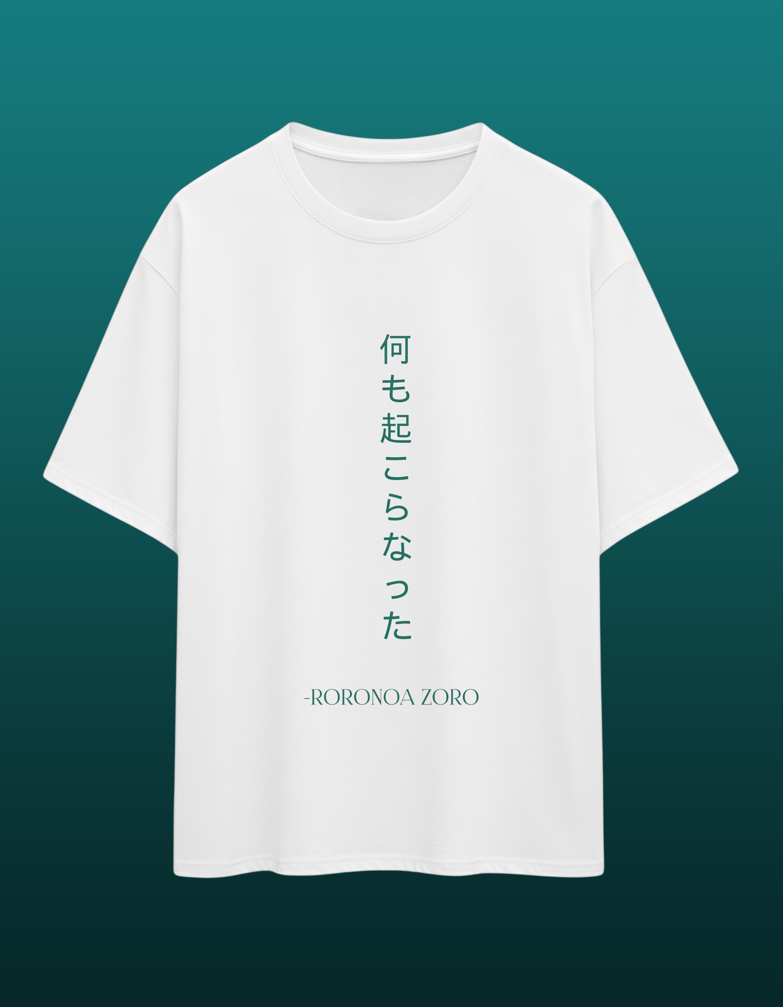 AURAA 11 Oversized Tee. Pirate Hunter (White)