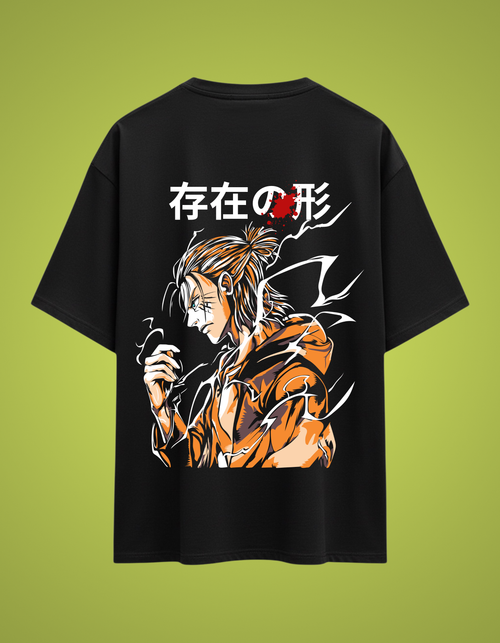 AURAA 11 Oversized Tee. Fight Within (Black)