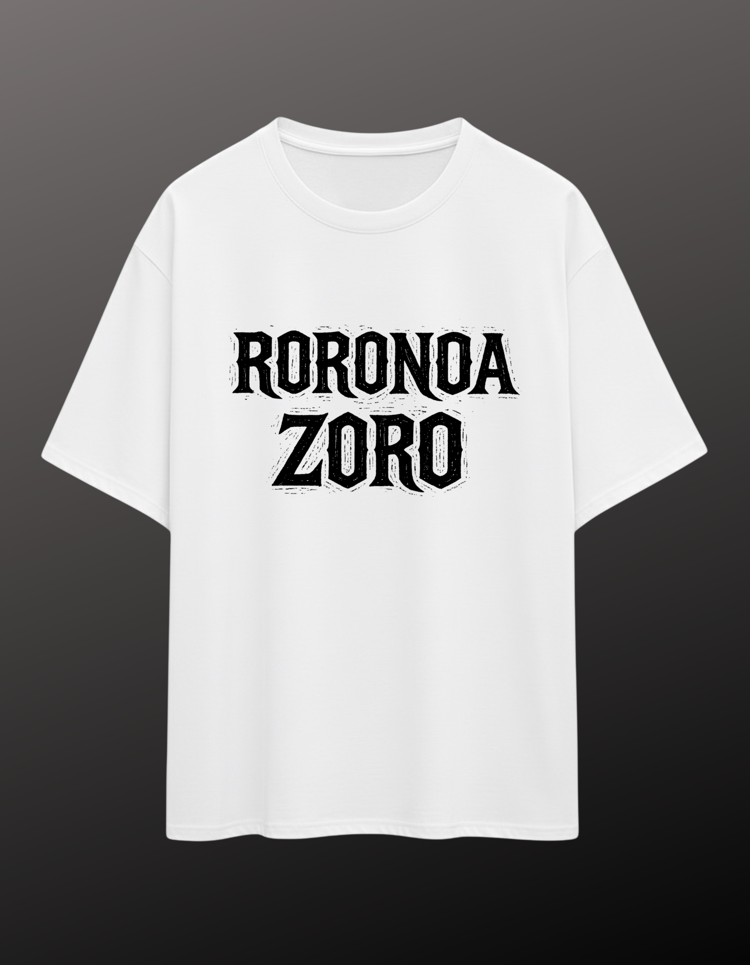 AURAA 11 Oversized Tee. Three Blades (White)